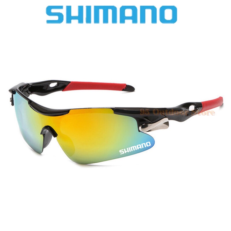 Shimano UV 400 แว่นตากันแดด เลนส์โพลาไรซ์ สําหรับขี่จักรยาน ตกปลา กีฬากลางแจ้ง