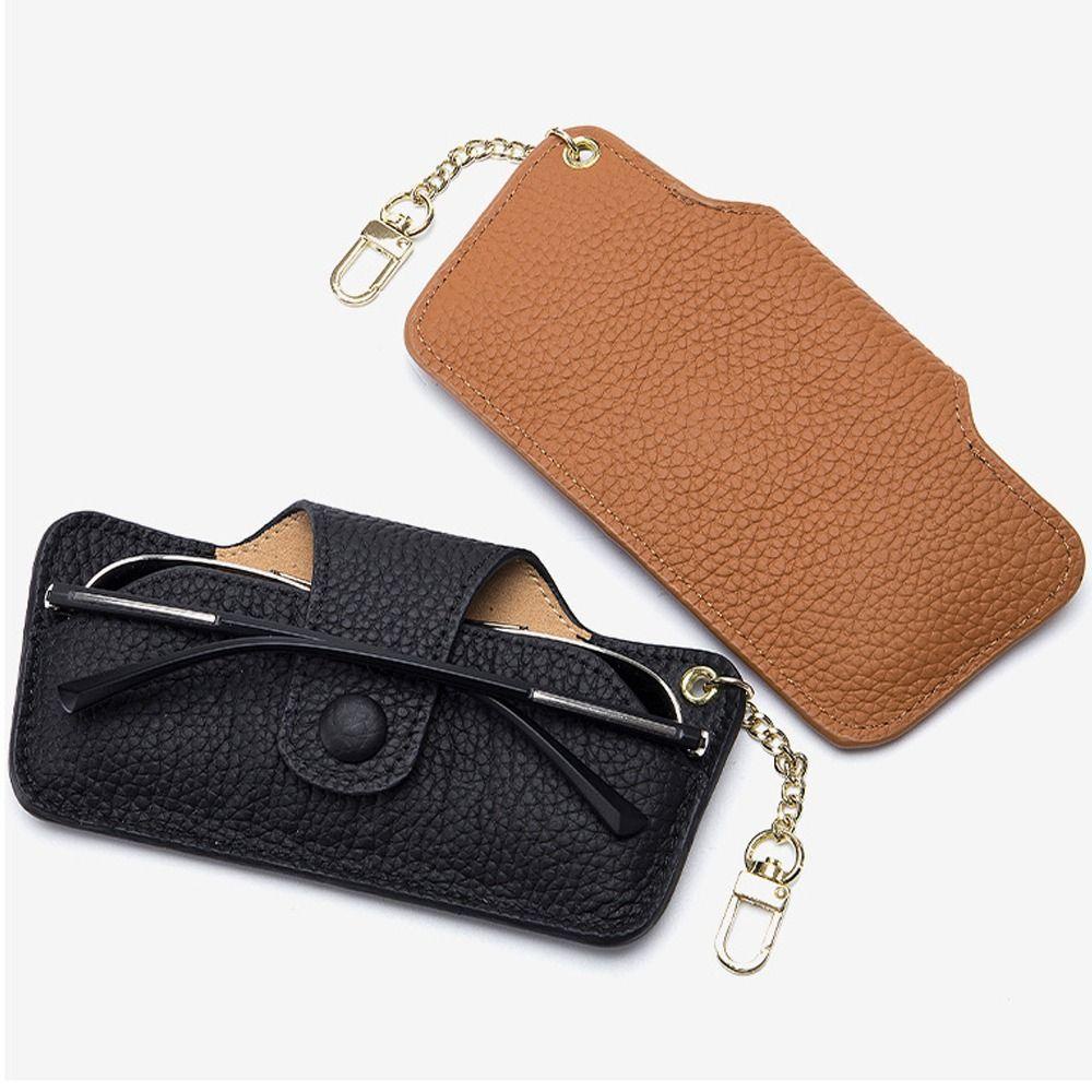 Shoogth ขายดี ขายดี เคสแว่นตา หนังแท้ แบบพกพา