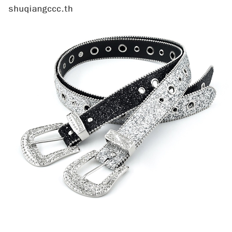 [ Shuqiangccc.th ] เข็มขัดคาดเอว ประดับเพชรคริสตัล สไตล์โกธิค สําหรับผู้ใหญ่