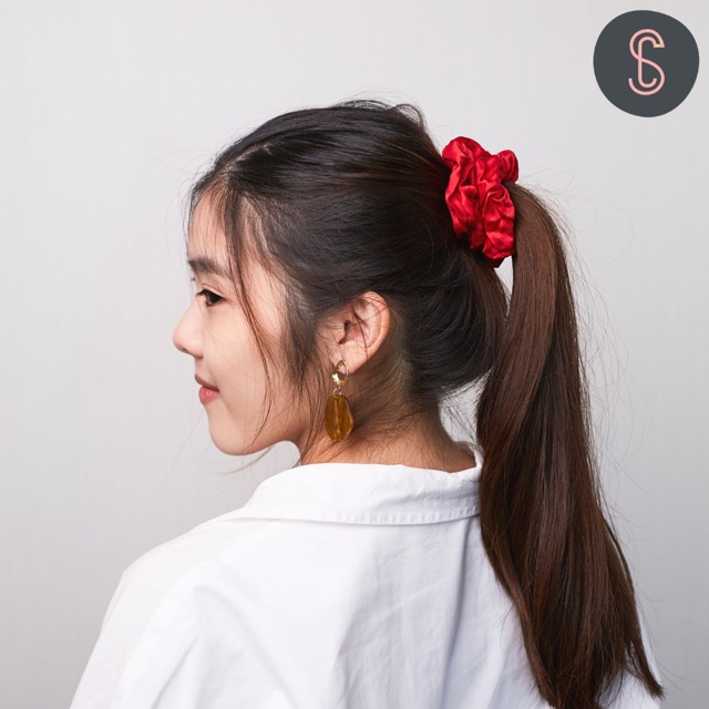 SilkCha “Silk Big Scrunchies” ยางรัดผมผ้าไหม mulberry silk〰️