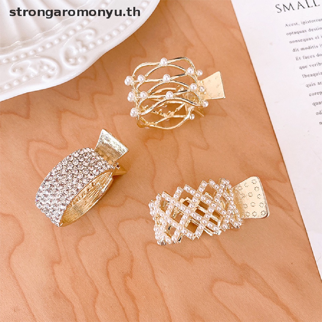 Strongaromonyu กิ๊บติดผมหางม้า รูปหางปลาฉลาม ป้องกันการหย่อนคล้อย สําหรับผู้หญิง