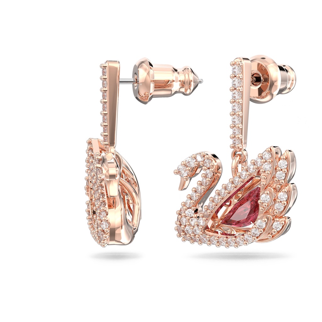 THAI S ต่างหู ต่างหูจี้  แท้ Dancing Swan teardrop-shaped earrings เครื่องประดับแฟชั่นสตรี ของแท้100%
