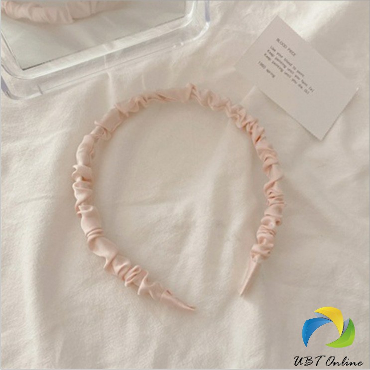 UBT ที่คาดผม ผ้าซาติน แฟชั่นสําหรับผู้หญิง สไตล์เกาหลี  Hair ornament
