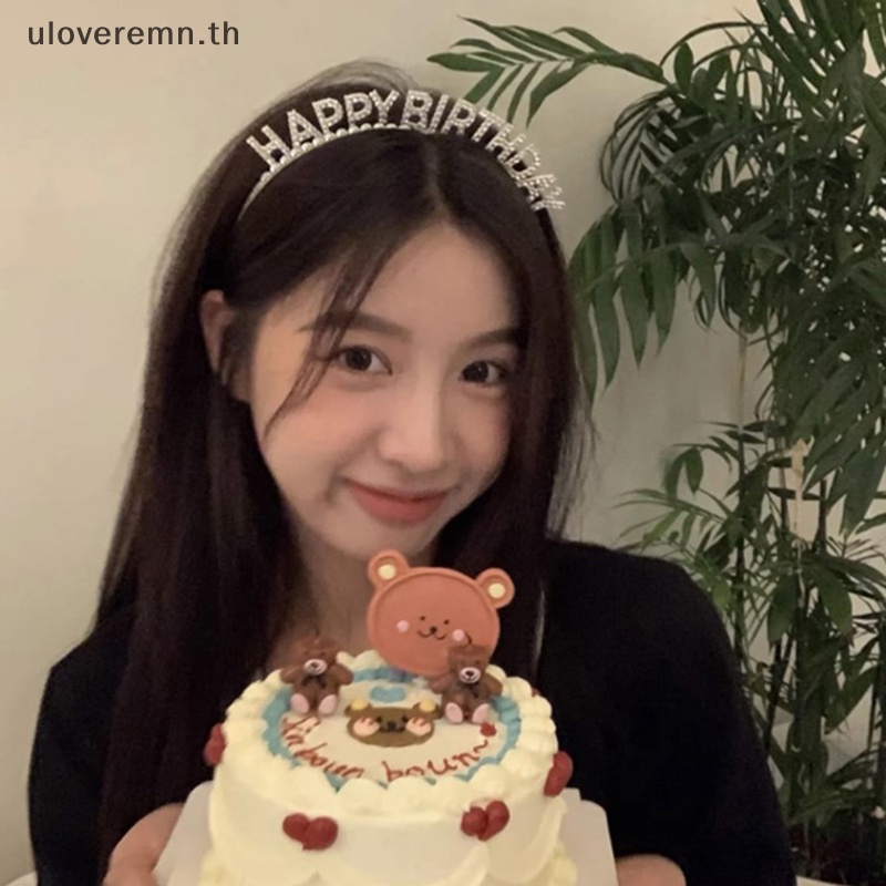 Ulo ที่คาดผม มงกุฎเจ้าหญิง ประดับเพชรเทียม โลหะผสม แฟชั่น สําหรับผู้หญิง ปาร์ตี้วันเกิด