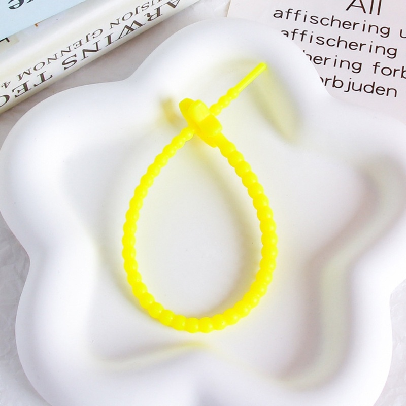 Yyq สายเชือกซิลิโคน รูปดาวน้อย 20 สี สําหรับคล้องพวงกุญแจ เครื่องประดับ DIY