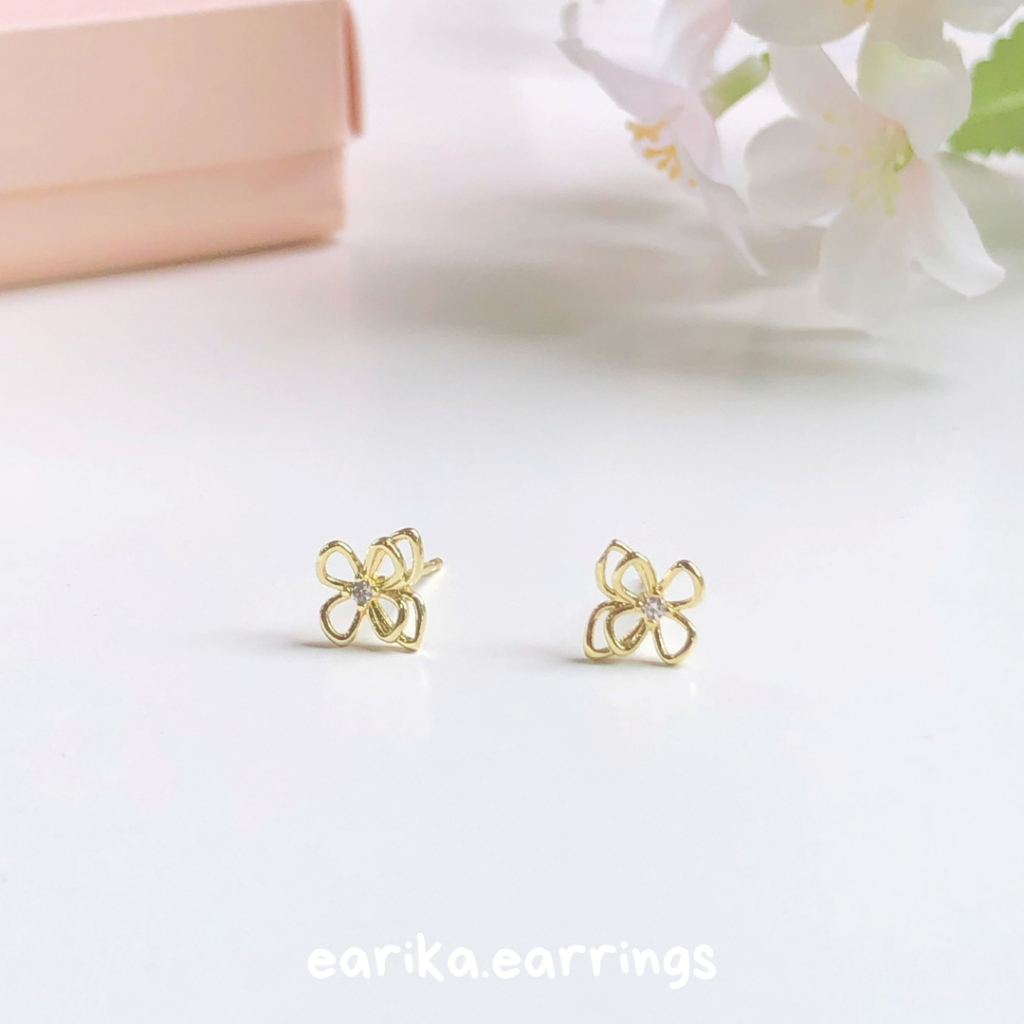 earika.earrings - Buttervine collection รวมต่างหูก้านเงินแท้ลายผีเสื้อสีหวาน ผิวแพ้ง่ายใส่ได้