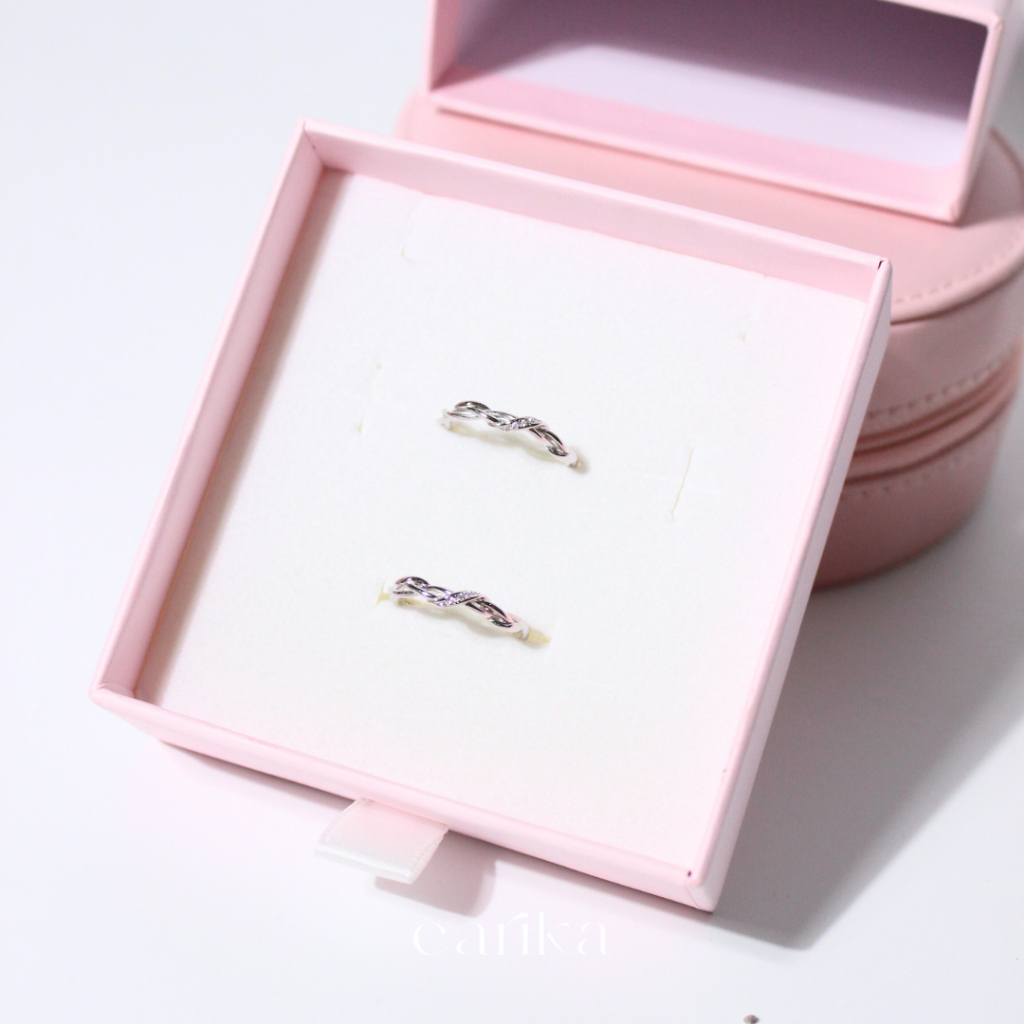 earika.earrings -  liana of the soul ring แหวนคู่เกลียว เงินแท้ เหมาะสำหรับคนแพ้ง่าย