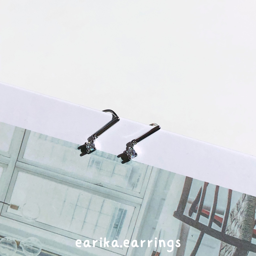 earika.earrings - ต่างหูเงินแท้ S92.5 (เจาะ) เหมาะสำหรับคนแพ้ง่าย - คอลเลคชั่นกลางเดือนตุลาคม 2022 (2)