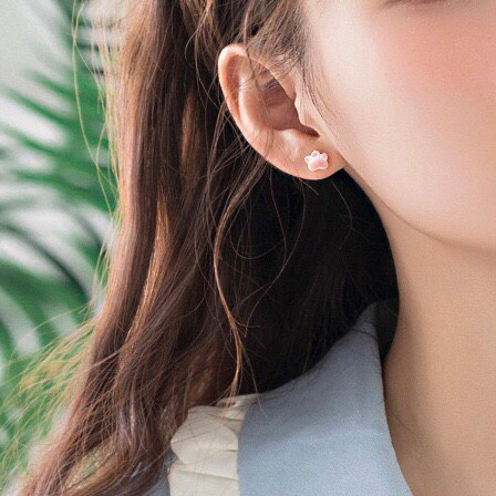 earika.earrings - ต่างหูเงินแท้ S92.5 (เจาะ) เหมาะสำหรับคนแพ้ง่าย - คอลเลคชั่นต้นเดือนธันวาคม 2021 (2)