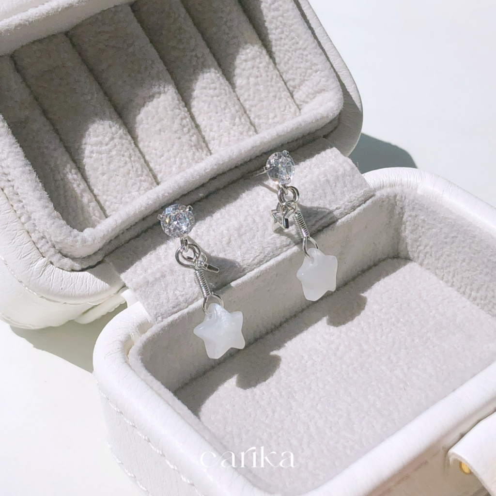 earika.earrings - ต่างหูเงินแท้ S92.5 (เจาะ) เหมาะสำหรับคนแพ้ง่าย - คอลเลคชั่นต้นเดือนมิถุนายน 2023 (2)