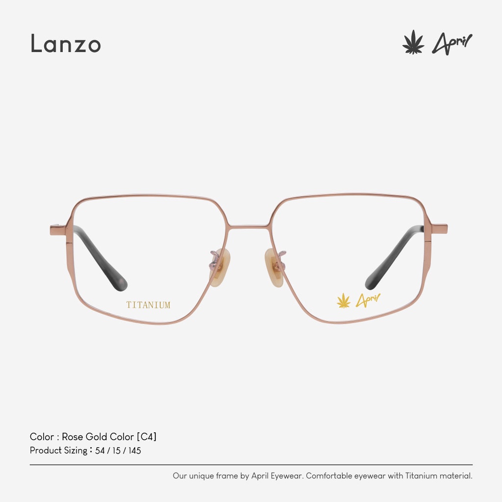 กรอบแว่นสายตา April รุ่น Lanzo งานแว่นทำมือ Handcrafted Eyewear จากประเทศเกาหลี ของแท้