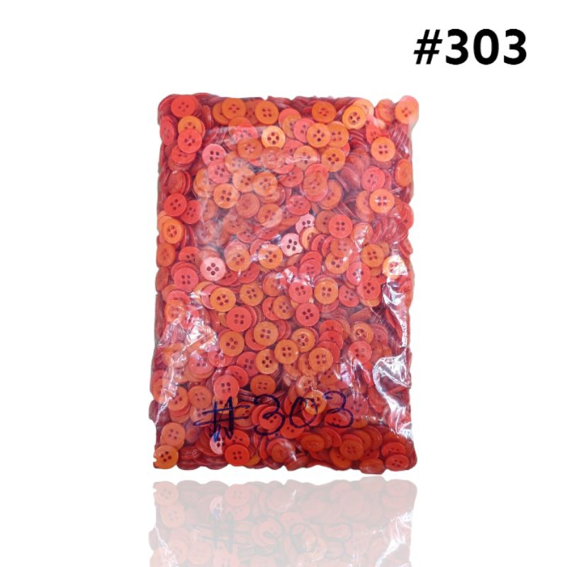 กระดุมมุกพิมพ์สีๆ 48 สี 11 มิล เม็ดละ 0.15 บาท คุณภาพดี ✅ ไม่ละลาย ขายเป็นห่อ