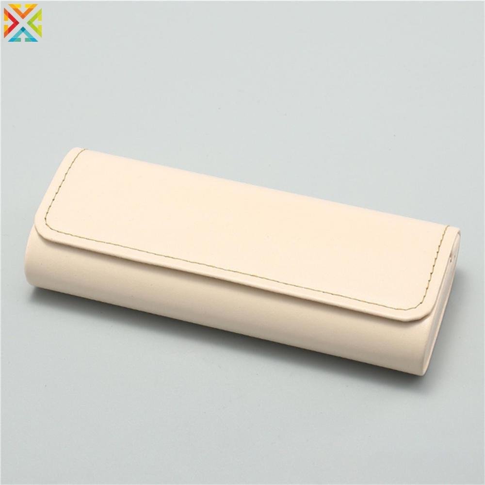กล่องเก็บแว่นตากันแดด หนัง PU แฮนด์เมด ป้องกันความเครียด สําหรับรถยนต์