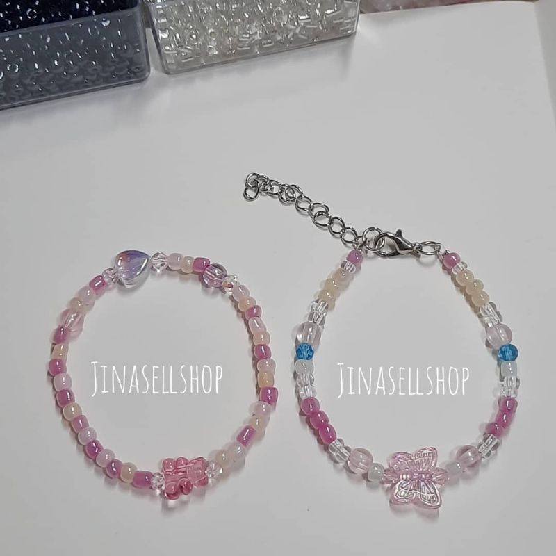 กำไลลูกปัดน่ารัก | กำไลข้อมือ | พร้อมส่ง | มีหลายแบบ  | jinasellshop
