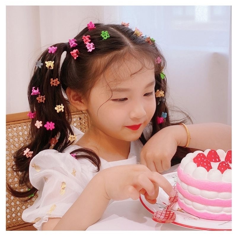 กิ๊บจิ๋ว แผง 10ตัว พร้อมส่ง 7ลาย