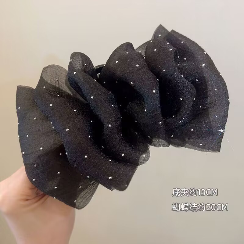 กิ๊บติดผม ผ้ากอซ สองด้าน รูปก้อนเมฆ ประดับโบว์ สไตล์เจ้าหญิง สําหรับผู้หญิง 2023