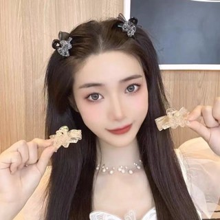 กิ๊บติดผม ผ้าตาข่าย ประดับโบว์ ขนาดเล็ก คุณภาพสูง สไตล์เจ้าหญิง สําหรับผู้หญิง