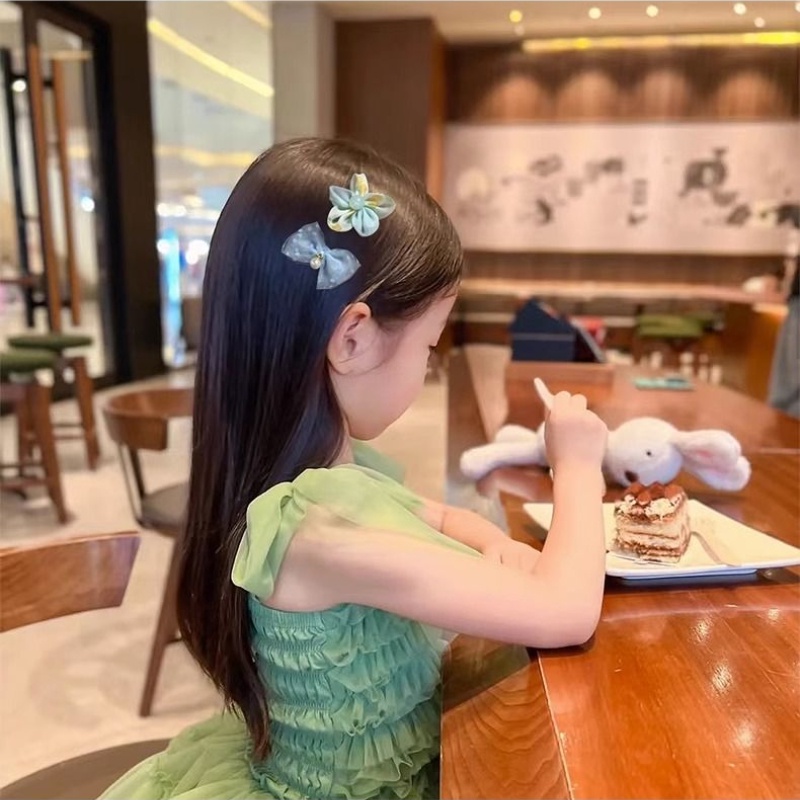 กิ๊บติดผม รูปหูกระต่ายน่ารัก เครื่องประดับ สําหรับเด็กผู้หญิง จํานวน 8 ชิ้น