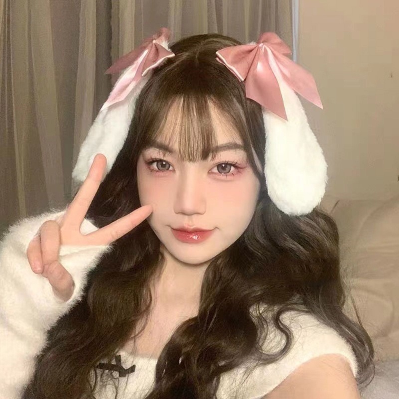 กิ๊บติดผม รูปหูกระต่ายน่ารัก แฟชั่นโลลิต้า สไตล์โลลิต้า สําหรับผู้หญิง