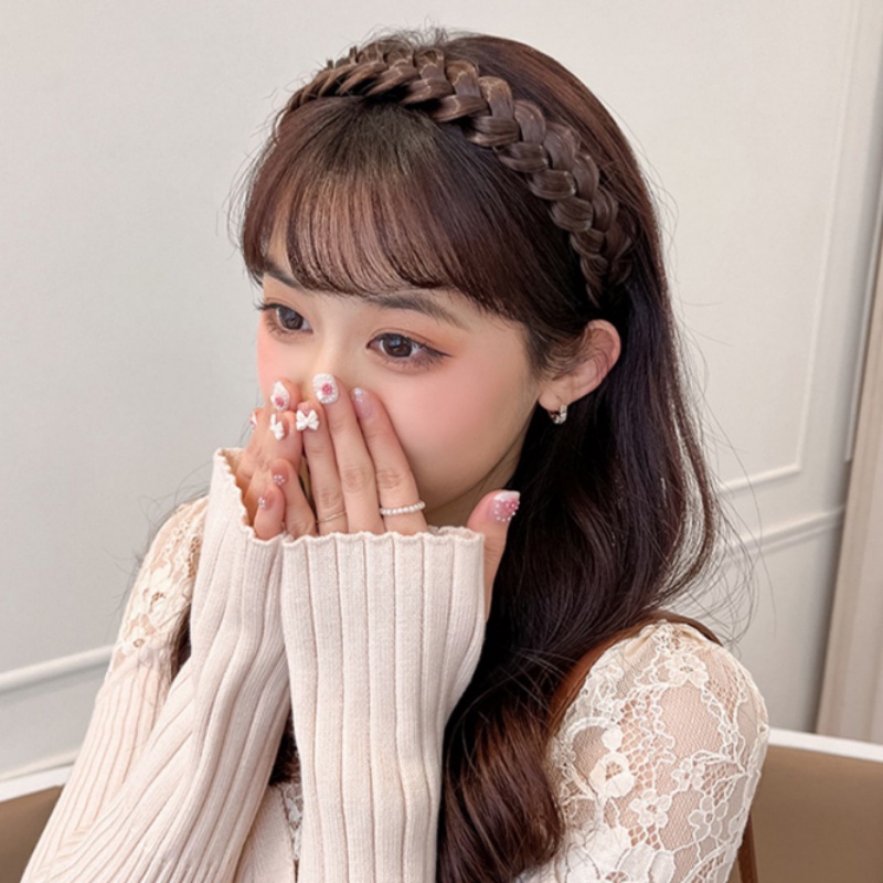 กิ๊บติดผม แบบถัก แฟชั่น สไตล์เกาหลี เครื่องประดับ สําหรับผู้หญิง
