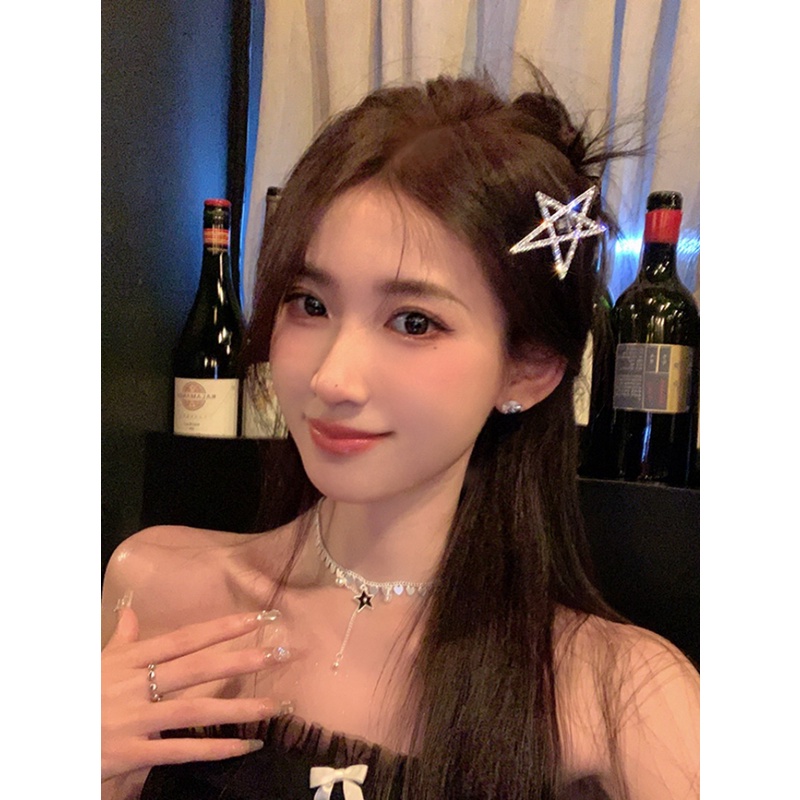กิ๊บติดผมหน้าม้า รูปดาว เป็ด วิบวับ ไม่ซ้ําใคร สําหรับเด็กผู้หญิง สาวหวาน
