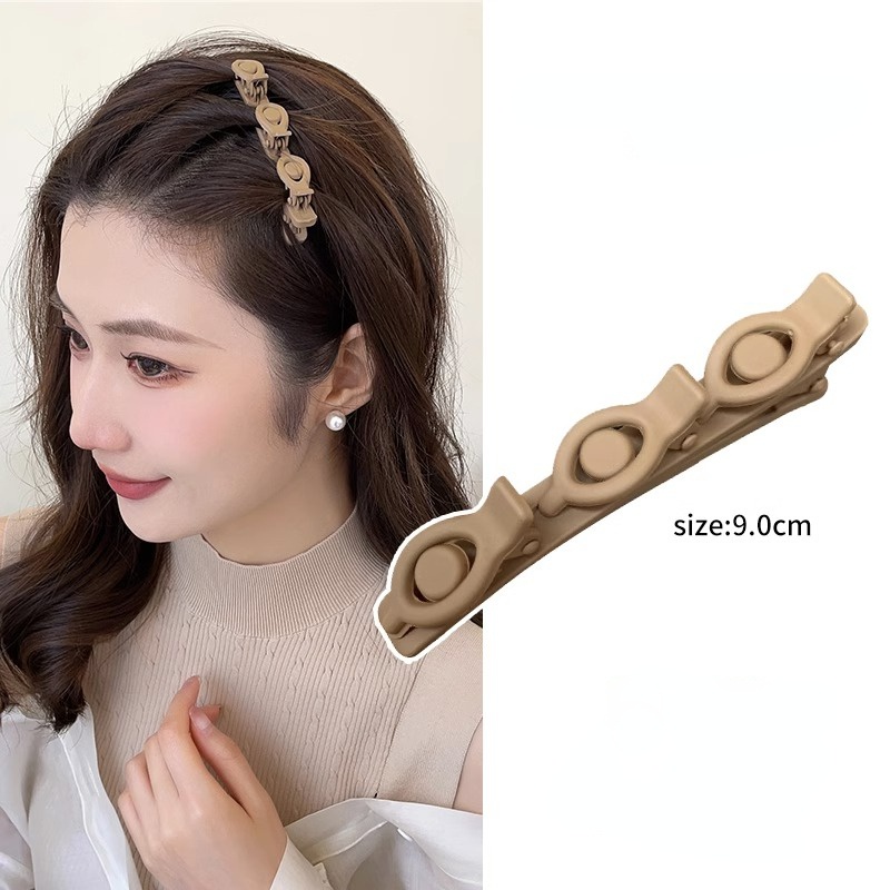 กิ๊บติดผมหน้าม้า แบบถัก เนื้อแมตต์ 1 ชิ้น