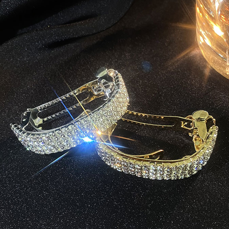 กิ๊บติดผมหางม้าประดับ Rhinestone
