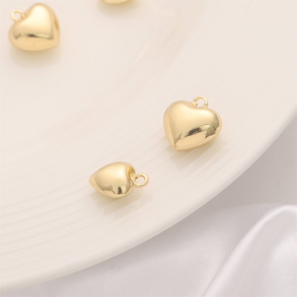 จี้ชุบทอง 14K ทรงโค้ง สําหรับทําเครื่องประดับ DIY 1 ชิ้น ต่อถุง