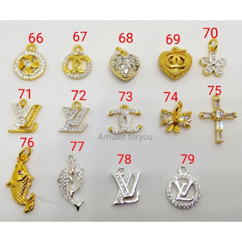 จี้ทอง 18k ฝังเพชร czแท้ (พร้อมห่วงกลม)​