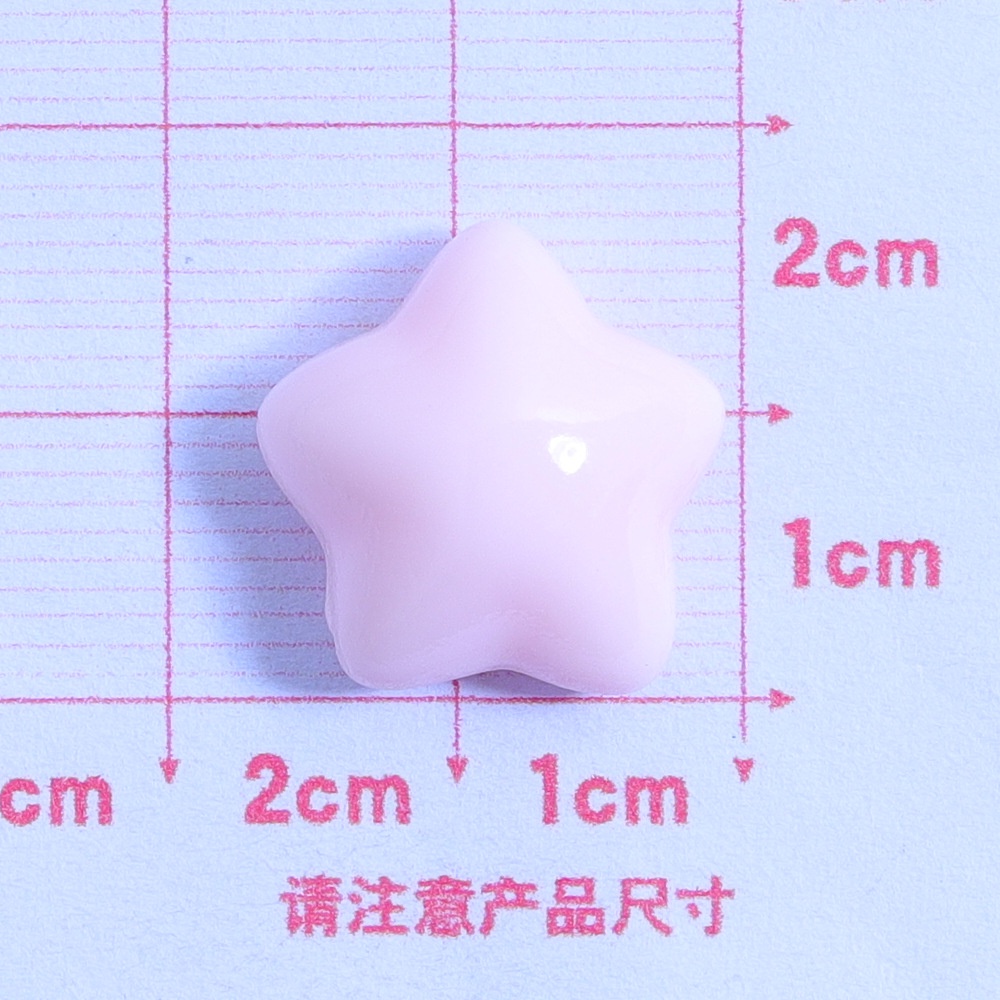 จี้รูปดาว สีพื้น แวววาว หลากสีสัน สําหรับงาน DIY 20 ชิ้น