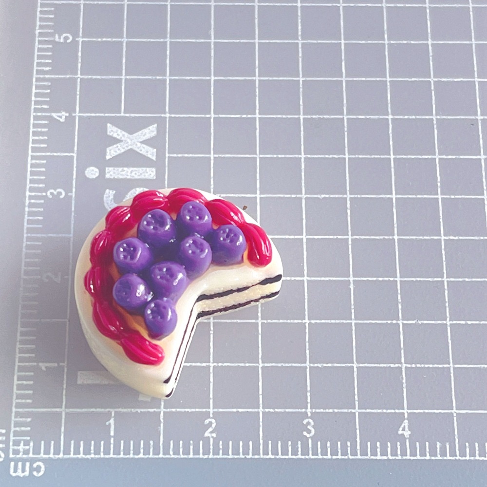 จี้สติกเกอร์ รูปแซนวิช ผลไม้ เค้ก ครีม กาว สําหรับตกแต่งตู้เย็น เคสโทรศัพท์ diy