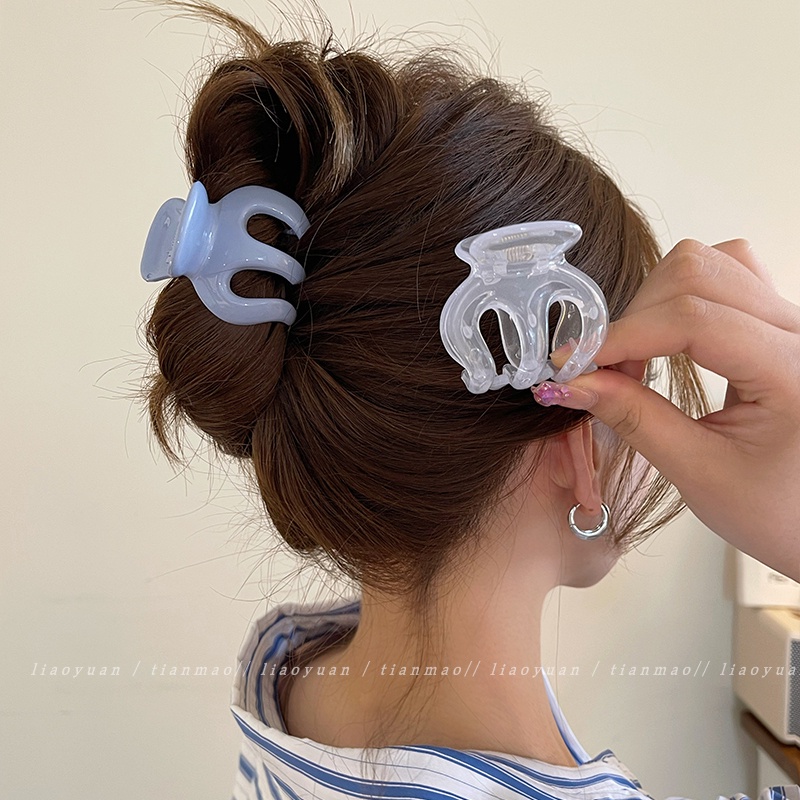 ชุดกิ๊บติดผมหางม้า ขนาดเล็ก น่ารัก แฟชั่นเกาหลี เครื่องประดับผม 2 ชิ้น