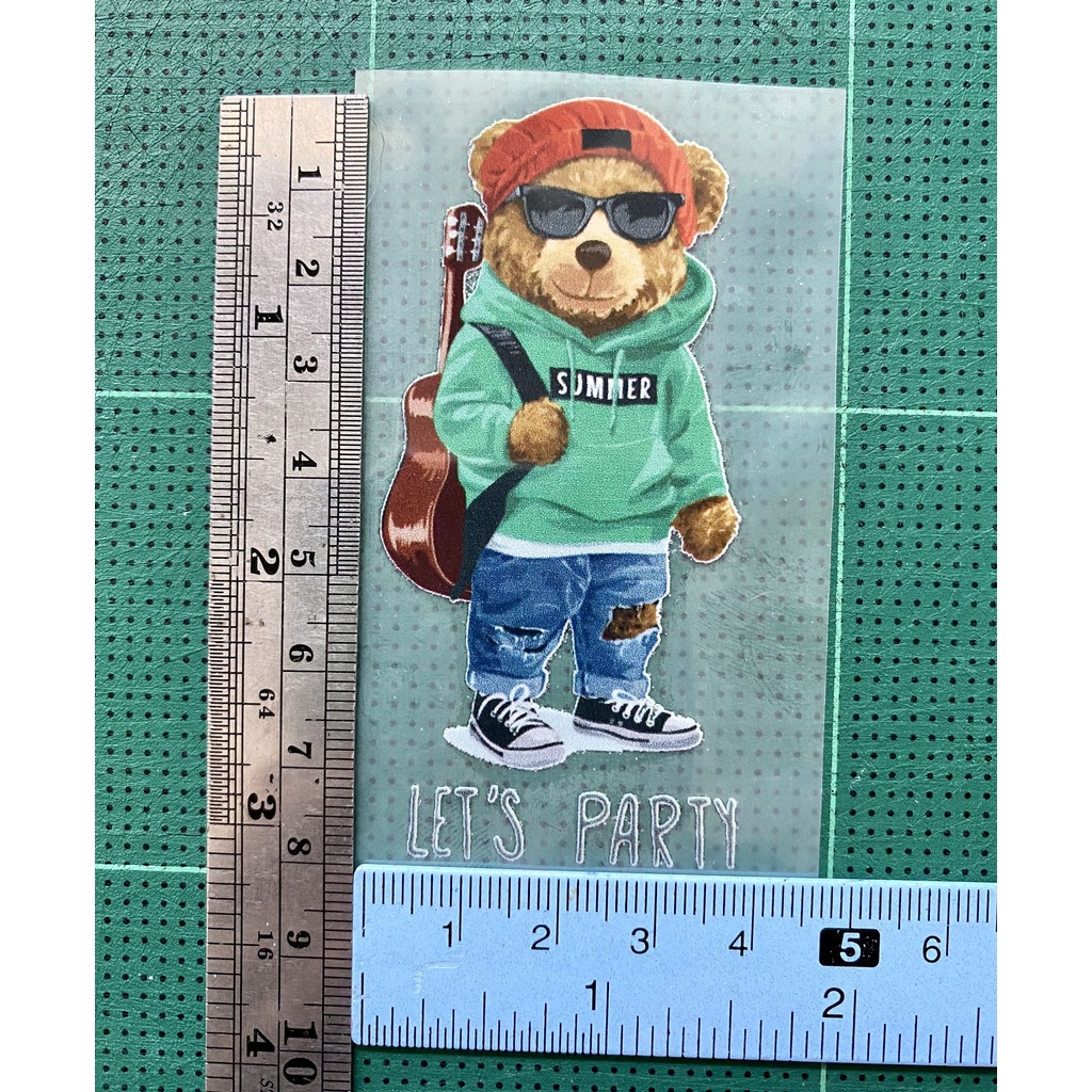 ตัวรีดการ์ตูนสุดฮิต   Polo bear 2    รีดง่าย ตัวรีดติดเสื้อ สติกเกอร์รีดติดเสื้อ