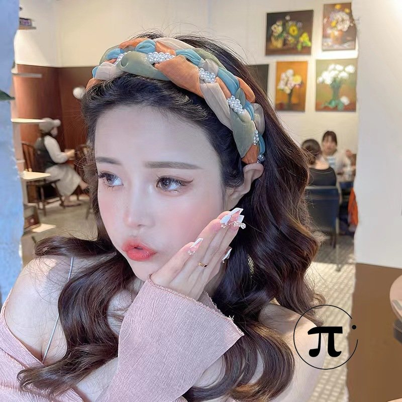 ที่คาดผม ประดับไข่มุก กันลื่น เครื่องประดับ แฟชั่นสําหรับผู้หญิง