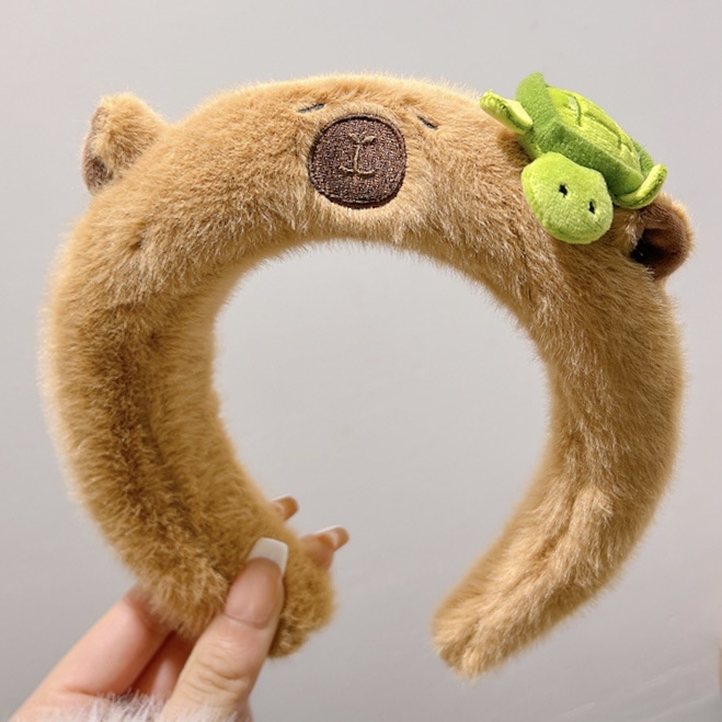 ที่คาดศีรษะ ประดับตุ๊กตา Capybara น่ารัก เครื่องประดับ สําหรับเด็ก