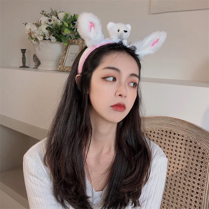 ที่ึคาดผมกะต่ายคาดพมสีม่วงพาสเทลสินค้าพร้อมส่งคาดผมสเตลล่าใส่ถ่ายรูปสวยๆ