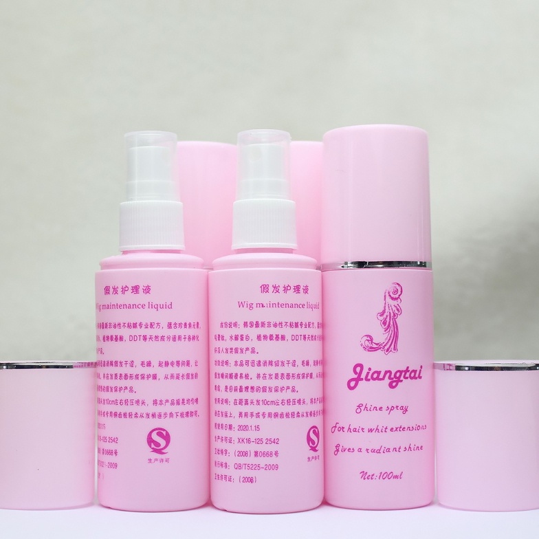 น้ำยาบำรุงแฮร์พีช บำรุงวิก 100ml ใช้งานง่าย กลิ่นหอม ลดผมยุ่ง ไฟฟ้าสถิตย์