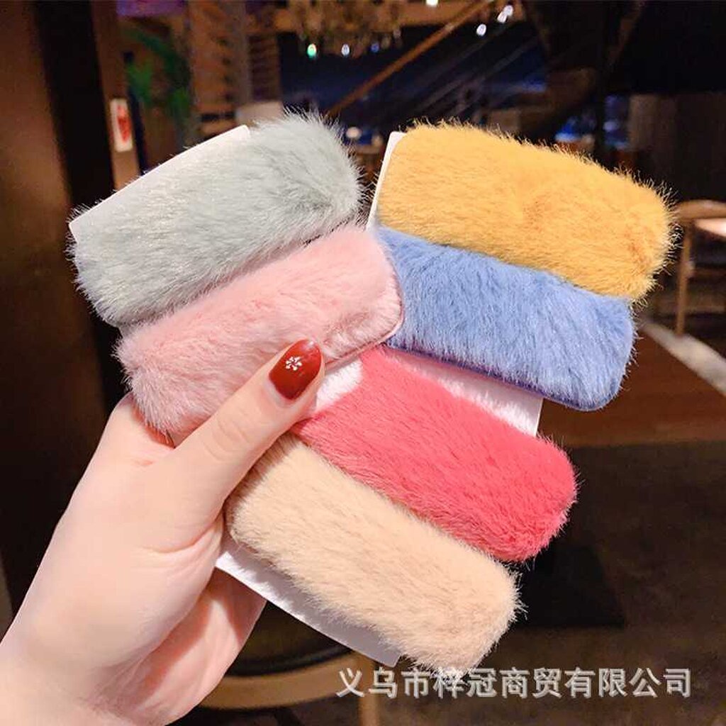 บ้านพลู  x5 ชิ้น คละสี กิ๊บติดผม กิ๊บ เด็ก หัวใจ กิ๊บขนปุย สีสวย สดใส