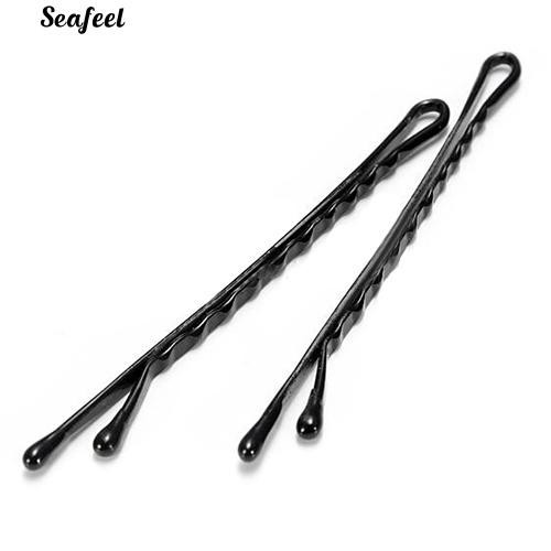 ปิ่นปักผมโลหะสีด ํา Pins Hairpins 50 ชิ้น