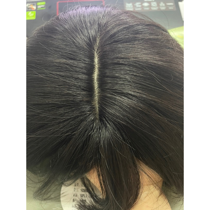 ผมแท้100%ทังหัว ทรงผมสั้น สไลด์ซอยหน้าม้า1625MD