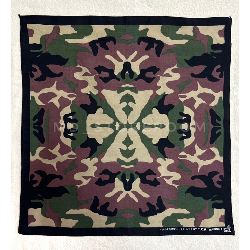 ผ้าลายทหาร ARMY Hanky ใช้โพกหัว ผูกปิดหน้าได้