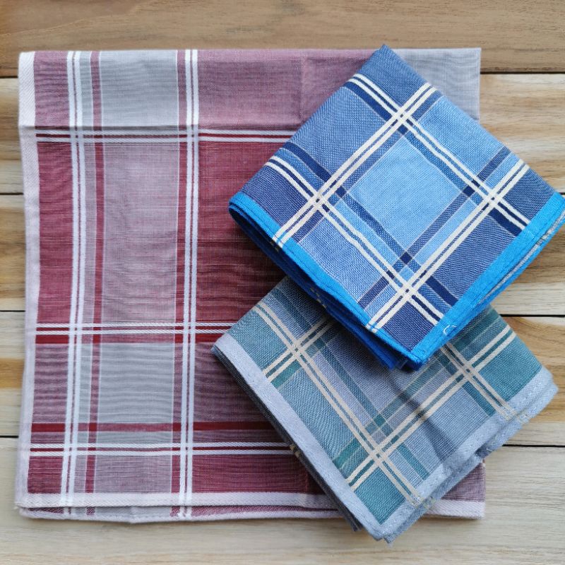 ผ้า​เช็ดหน้า​ผู้​ชาย, ผู้​หญิง​ ขนาด​40x40​ซ.ม cotton​100​%
