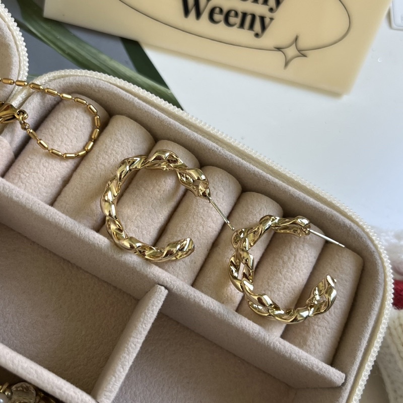 พร้อมส่ง Ramyeon earring ต่างหูเกลียวบะหมี่ ถ่ายจากสินค้าจริง