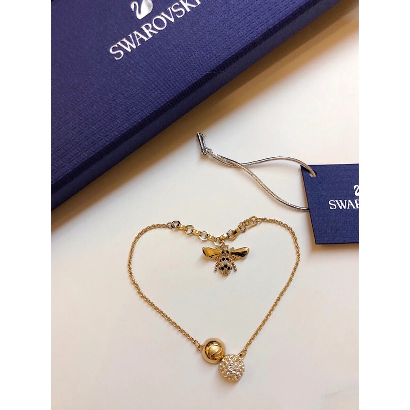 พร้อมส่ง Swarovskiแท้ใหม่ สร้อยข้อมือ swarovski ของแท้ ของแท้ 100% แท้蜜蜂手链