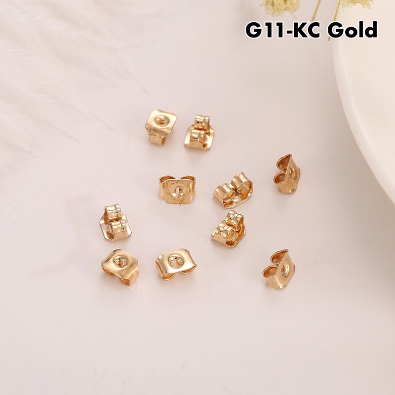 พร้อมส่ง  แป้นทับหลังต่างหู แป้นต่างหู ทับหลัง ทับต่างหู 100 ชิ้น