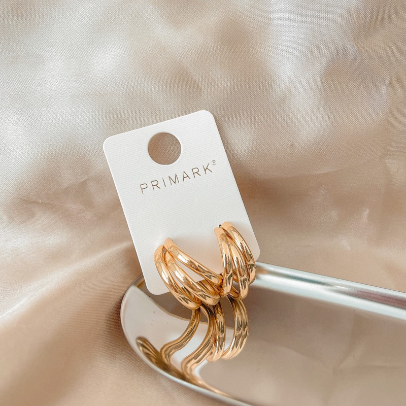 **พร้อมส่งจากร้านในไทย** Primark คู่นี่ตำนานใส่แล้วสวยมาก สีทองงานป้าย   ราคา 40 บาท/ เซต