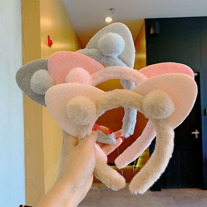 พร้อมส่งจากไทย‼ ที่คาดผมหูแมวนุ่มนิ่ม  หูแมวคอสเพลย์ คาดผมตุ๊กตา ที่คาดผมเกาหลีน่ารัก