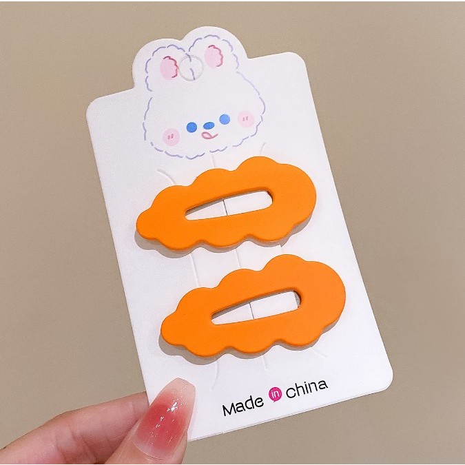 [พร้อมส่งในไทย] กิ๊บติดผม รูปก้อนเมฆน่ารัก สีแคนดี้ สําหรับผู้หญิง