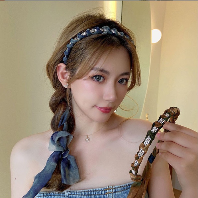 [พร้อมส่งในไทย] ที่คาดผม ริบบิ้นโบว์ เกาหลี สําหรับผู้หญิง แฟชั่นหวาน เครื่องประดับผม A088