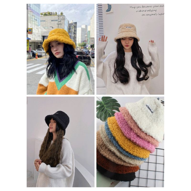 [พร้อมส่งในไทย] หมวกขน กันหนาว แคชเมียร์